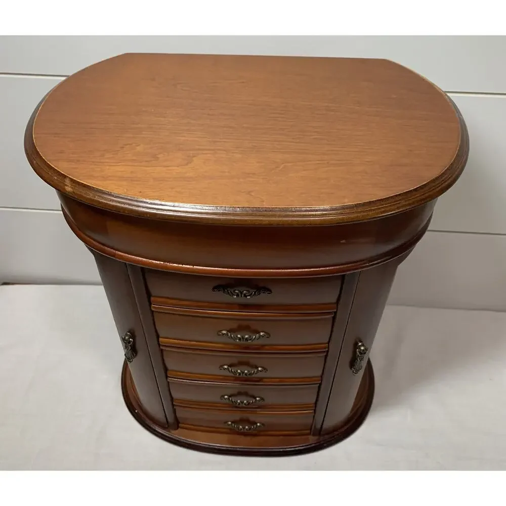 Hives and Honey Cari Wood Jewelry Chest